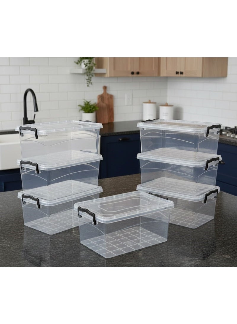 فافيلا طقم علب بلاستيك متعدد الاستخدامات-8قطعة كود-678 جودة عالية - سعة2 لتر - Image 2